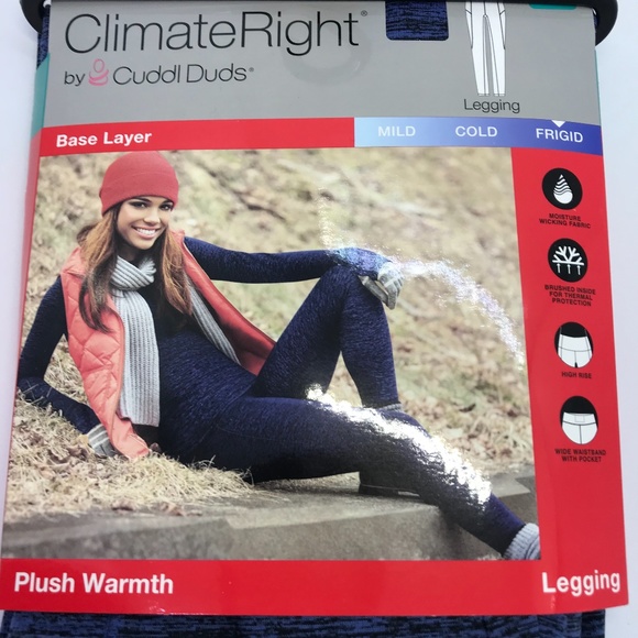 Cuddl Duds Fleecewear Stretch Leggings Women's XL - Picture 2 of 4